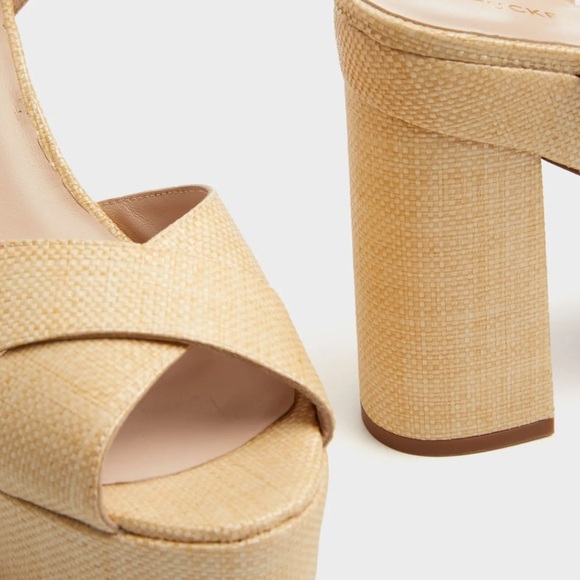 Tuckernuck Raffia Pippa Platform Sandals - Picture 2 of 12